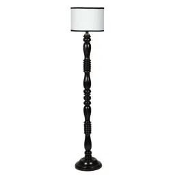 Tucasa NTU-47 E-27 Floor Lamp with Wood base (Beige)-picture-35