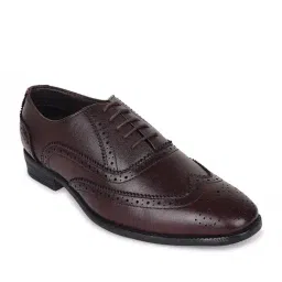 Carlton London Men's Brown Brogue Shoes image 3