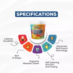 ADMIRE PAINTS DURAMAX Exterior Emulsion Paint 10 L Capacity Silk Route image 3