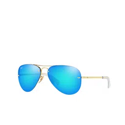 Ray-Ban Men Aviator Sunglasses with UV Protected Lens 8901279344913 image 1