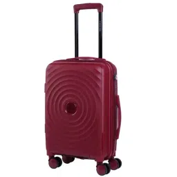 Nasher Miles Goa Hard-sided Polypropylene Cabin Luggage Maroon 20 inch |55cm Trolley bag-image-1