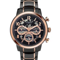 Timex Men Skeleton Dial & Stainless Steel Straps Analogue Watch TWEG20206 image 1