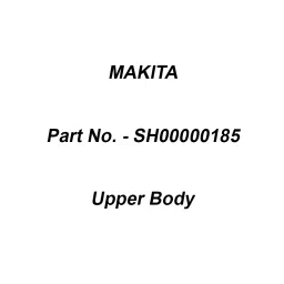 Makita Upper Body Suitable For DRC200, Part No SH00000185-picture-14