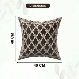 RUBOXA Brown Set of 5 Ethnic Motifs Square Cushion Covers image 4