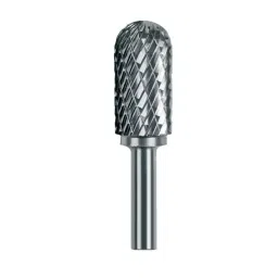 Indian Tools ITB13 Series Tungsten Carbide Rotary Burrs Cylindrical Shape with Radius End Standard Cut 11x75 mm, KBC00M1125756-image-0
