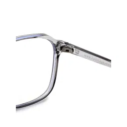 HASHTAG EYEWEAR Clear Lens Square Full Rim Casual Unisex Computer Glass - HTEC-10012-GRY (46) image 5