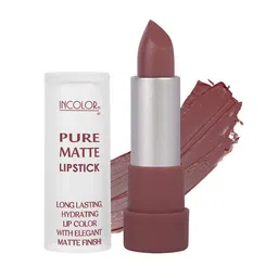 INCOLOR Long Lasting & Hydrating Pure Matte Lipstick - Rose Of The Day 01 image 2