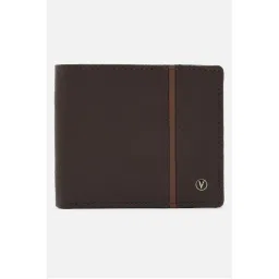 Van Heusen Men Brown Genuine Leather Wallet-image-23