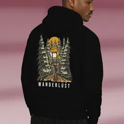 BUYTHATTRENDZ Men Printed Hooded Sweatshirt image 2