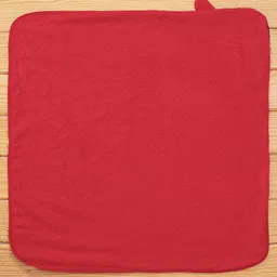 Babyhug Terry Woven Towel with Hood L 76 X B 76 cm - Red image 3