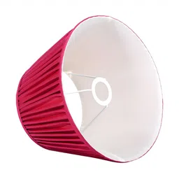 Lampenschirm India Red Cotton Frusturical Shaped Lampshade image 4