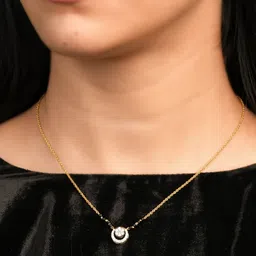 Tyaani Jewellery by Karan Johar 18KT Diamond Pendant Mangalsutra-picture-16