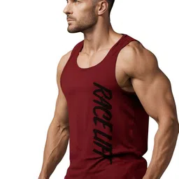3Colors Men Printed Scoop Neck Dri-FIT Gym Vests-picture-21