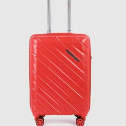 Wildcraft Unisex Red Textured Hard Sided Columbus Cabin Trolley Bag image 1