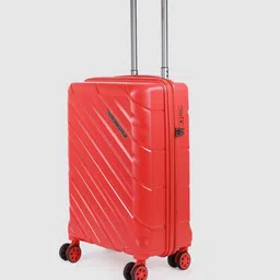 Wildcraft Unisex Red Textured Hard Sided Columbus Cabin Trolley Bag image 2