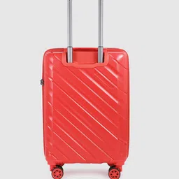 Wildcraft Unisex Red Textured Hard Sided Columbus Cabin Trolley Bag image 3