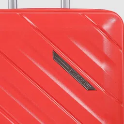 Wildcraft Unisex Red Textured Hard Sided Columbus Cabin Trolley Bag image 5