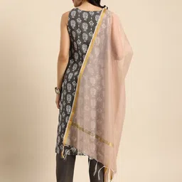 Anouk Women Ethnic Motifs Printed Regular Kurta With Trousers & Dupatta image 2