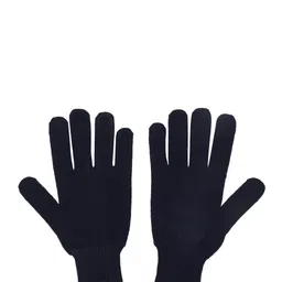 Roadster Men Navy Blue Acrylic Gloves-image-71