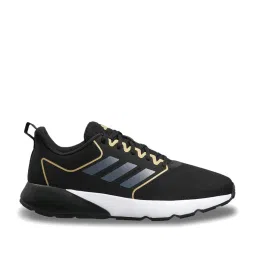 Adidas Men's Dash-Run Black Running Shoes image 1