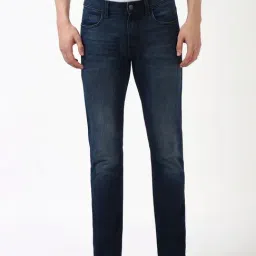 Peter England Navy Slim Fit Jeans-image-27