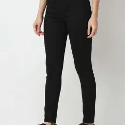 SPYKAR Black Solid Jeans image 1