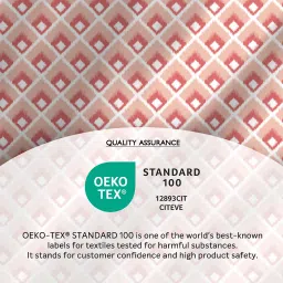 Layers Zen Collection 220TC Peach Paisley Flat Bedsheet Set image 5