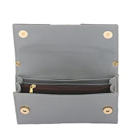 Giordano Grey Textured Wallet for Women image 4