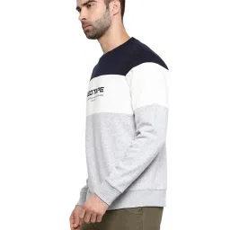 Red Tape Grey Printed Regular Fit Sweatshirt image 3