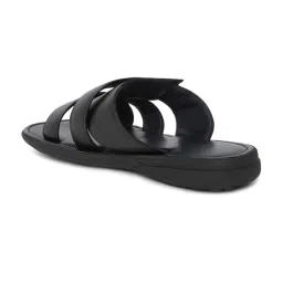 Gabicci Men's Black Cross Strap Sandals image 4