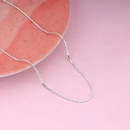 GIVA 92.5 Sterling Silver Slender Sheen Chain for Womens and Girls image 1