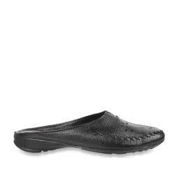 Mochi Women's Jet Black Casual Sandals image 1