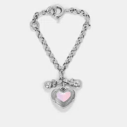 shaya Shaya, Bring in the Kindness Heart Watch Charm in 925 Silver image 1