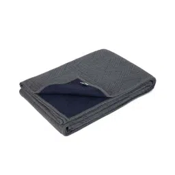 Home4U Grey & Blue Cotton Bedspread - Set of 1-picture-24