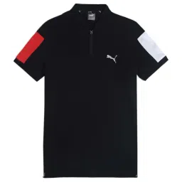 Puma Kids One8 Virat Kohli Black Cotton Printed Polo T-Shirt-picture-17
