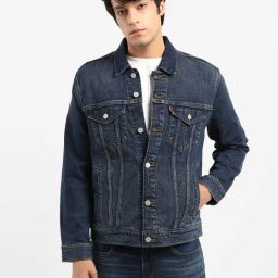 Levi's Mid Indigo Regular Fit Denim Jacket-picture-38