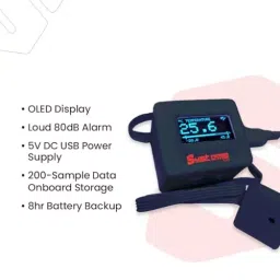 Systems Tech HTM-890 2-in-1 Tachometer, TS-201 Temp & Humidity Sensor image 5