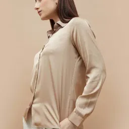 Code By Lifestyle Brown Regular Fit Shirt image 3