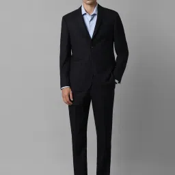 Louis Philippe Black Slim Fit Two Piece Suits image 1