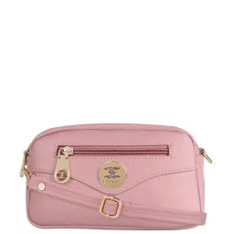Esbeda Peach PU Solid Sling Handbag image 1