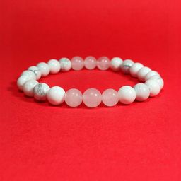 Divine souvenirs Unisex Artificial Beaded Elasticated Bracelet-picture-0