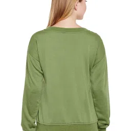 Belle Fille Green Embellished Sweatshirt image 2
