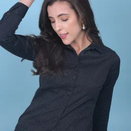 Crimsoune Club Navy Printed Shirt image 1