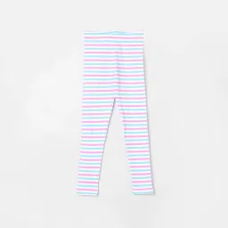 Fame Forever by Lifestyle Kids Multicolor Cotton Striped Leggings image 1