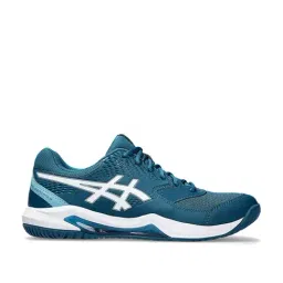 Asics Men's GEL-Dedicate 8 Teal Blue Tennis Shoes-picture-24