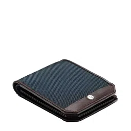 Scarters Abundance Deep Blue  Nylon Textured Rfid Bi-Fold Wallet image 1