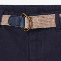 R&B Boys Navy Blue Cotton Shorts image 4