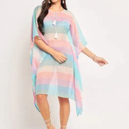 The Kaftan Company Multicolored Striped Kaftan-picture-40