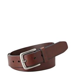 Fossil Joe Brown Leather Solid Waist Belt-picture-1