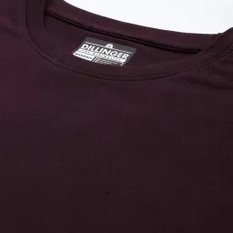 Dillinger Wine Cotton Oversized T-Shirt image 5